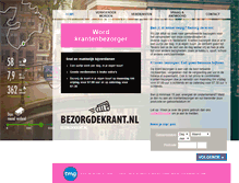 Tablet Screenshot of bezorgdekrant.nl